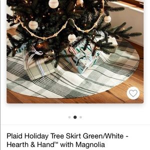 Hearth & Hand with Magnolia Plaid Tree Skirt